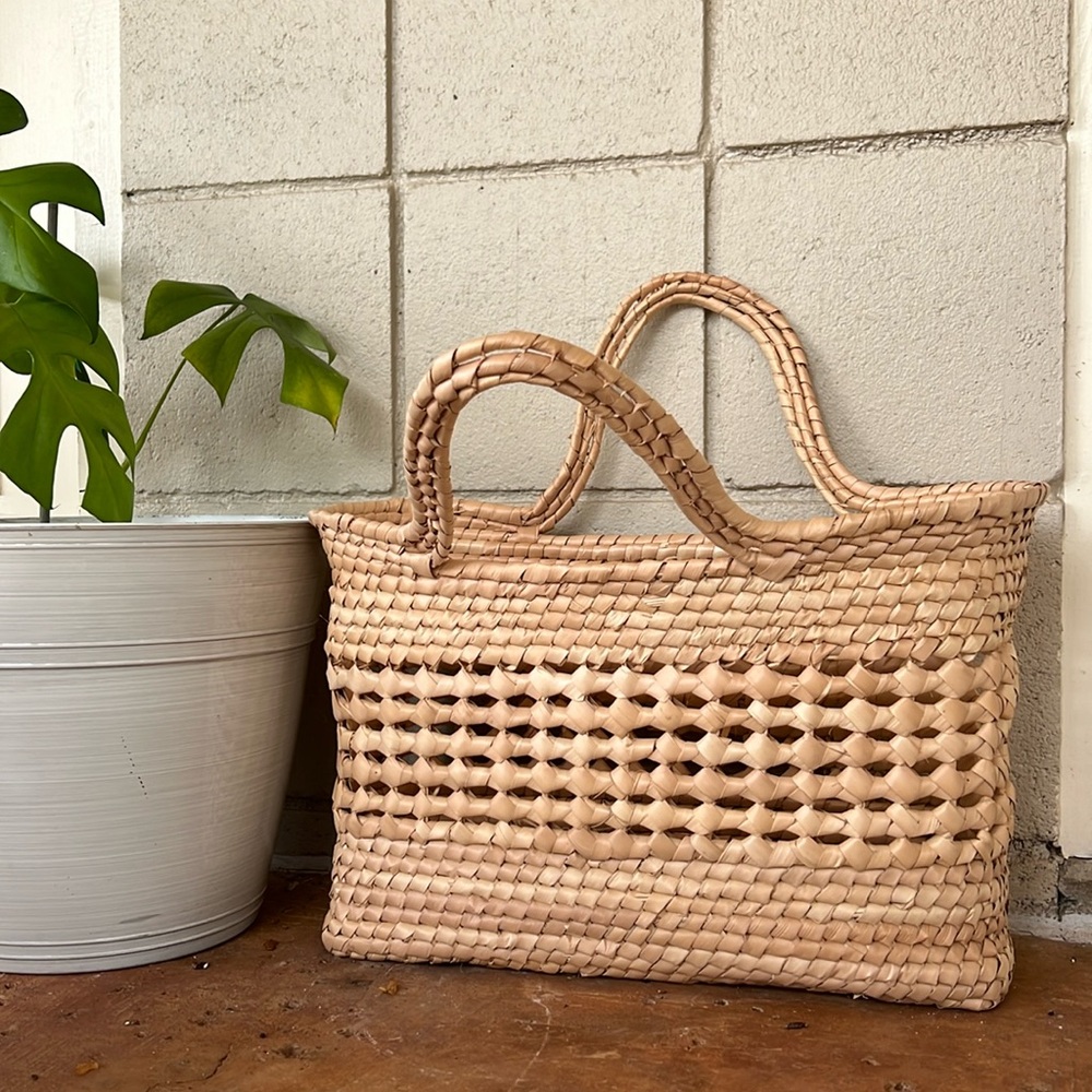 NWOT Rattan purse 🌺